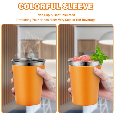 Rommeka spill-proof crystal lid seals liquids for mess-free sipping.