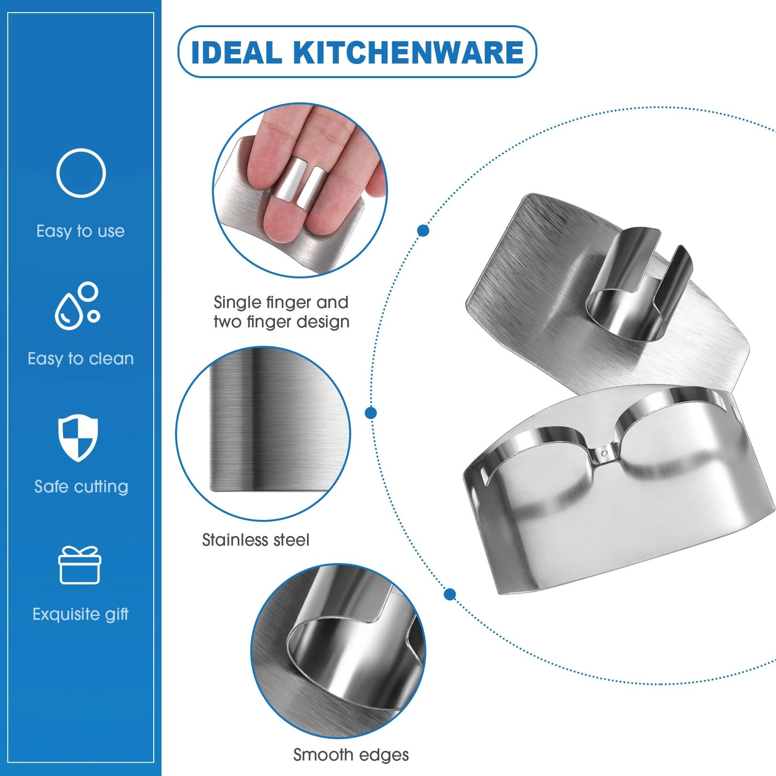 Romooa finger cots for finger protection while slicing