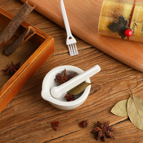 Romooa kitchen mortar set two sets for versatile grinding tasks