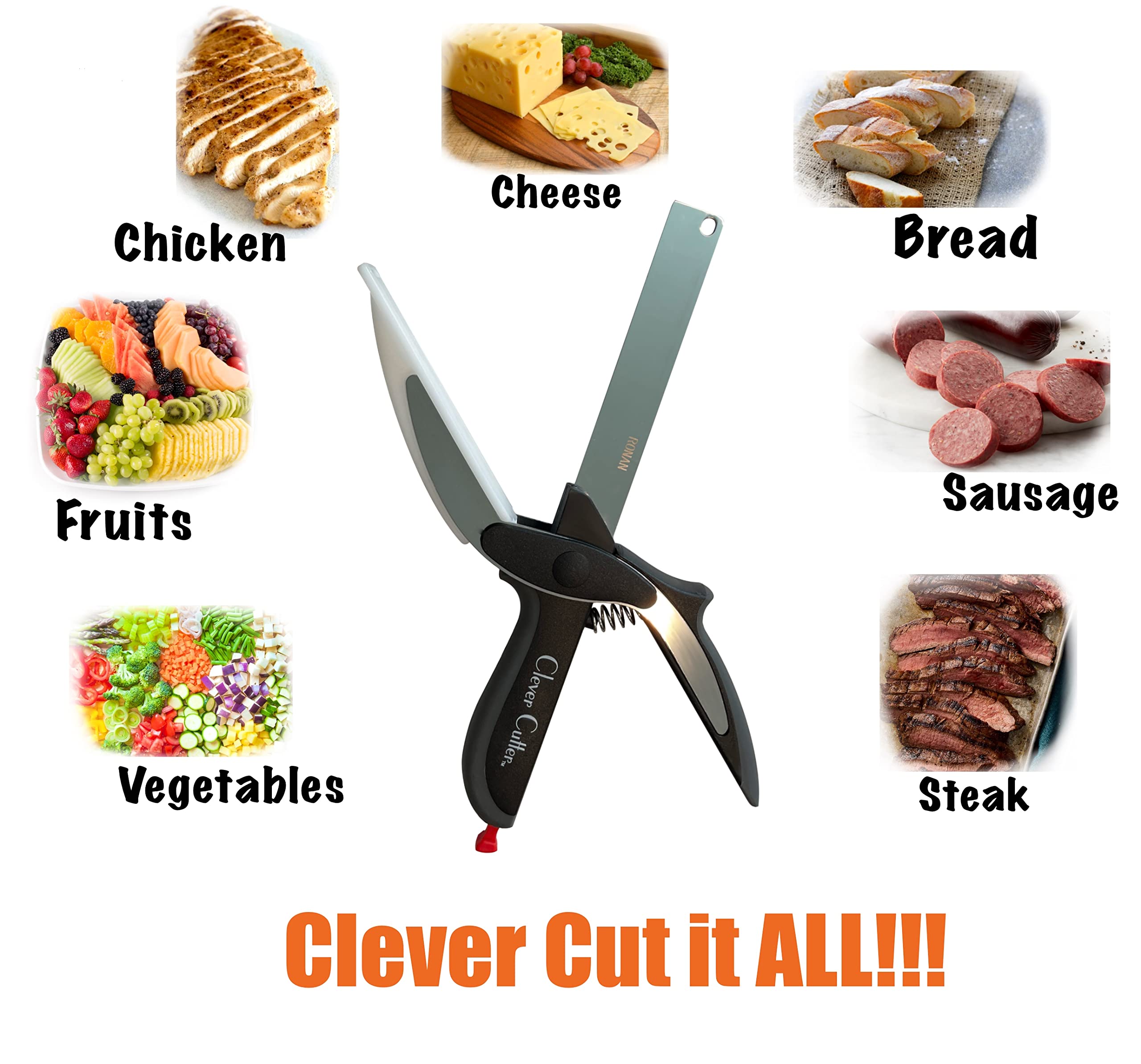 Ronan Clever Cutter avocado pit cut feature facilitates easy prep.