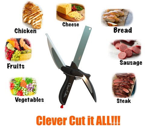 Ronan Clever Cutter avocado pit cut feature facilitates easy prep.