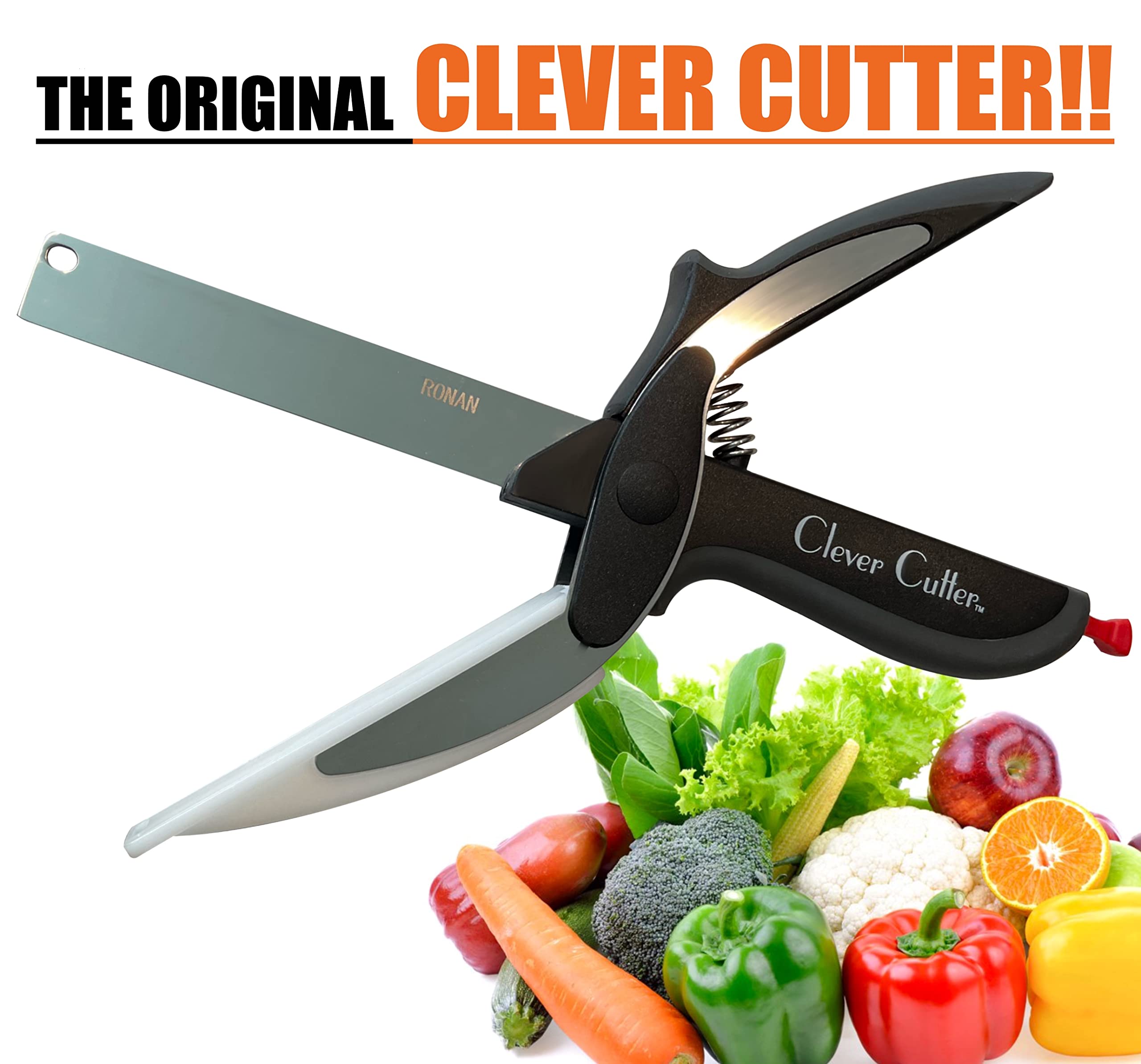 Ronan Clever Cutter super sharp blade enables precise, fast slicing.