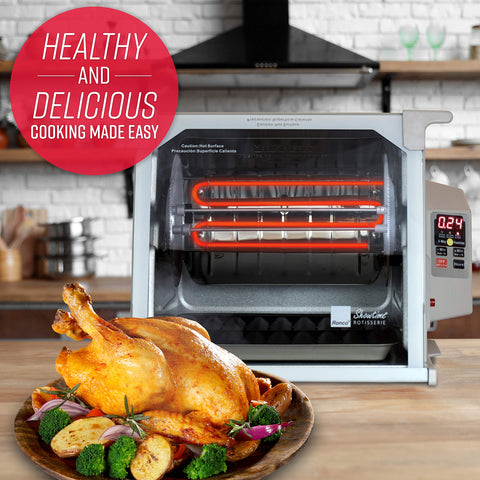 Ronco ST5000PLAT digital controls simplify roasting with presets