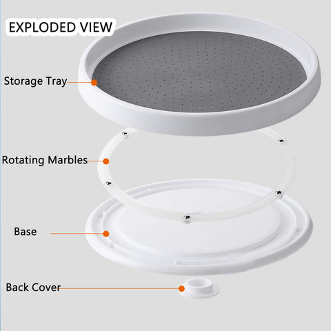 Roninkier 304 stainless-steel balls enable smooth 360-degree rotation.