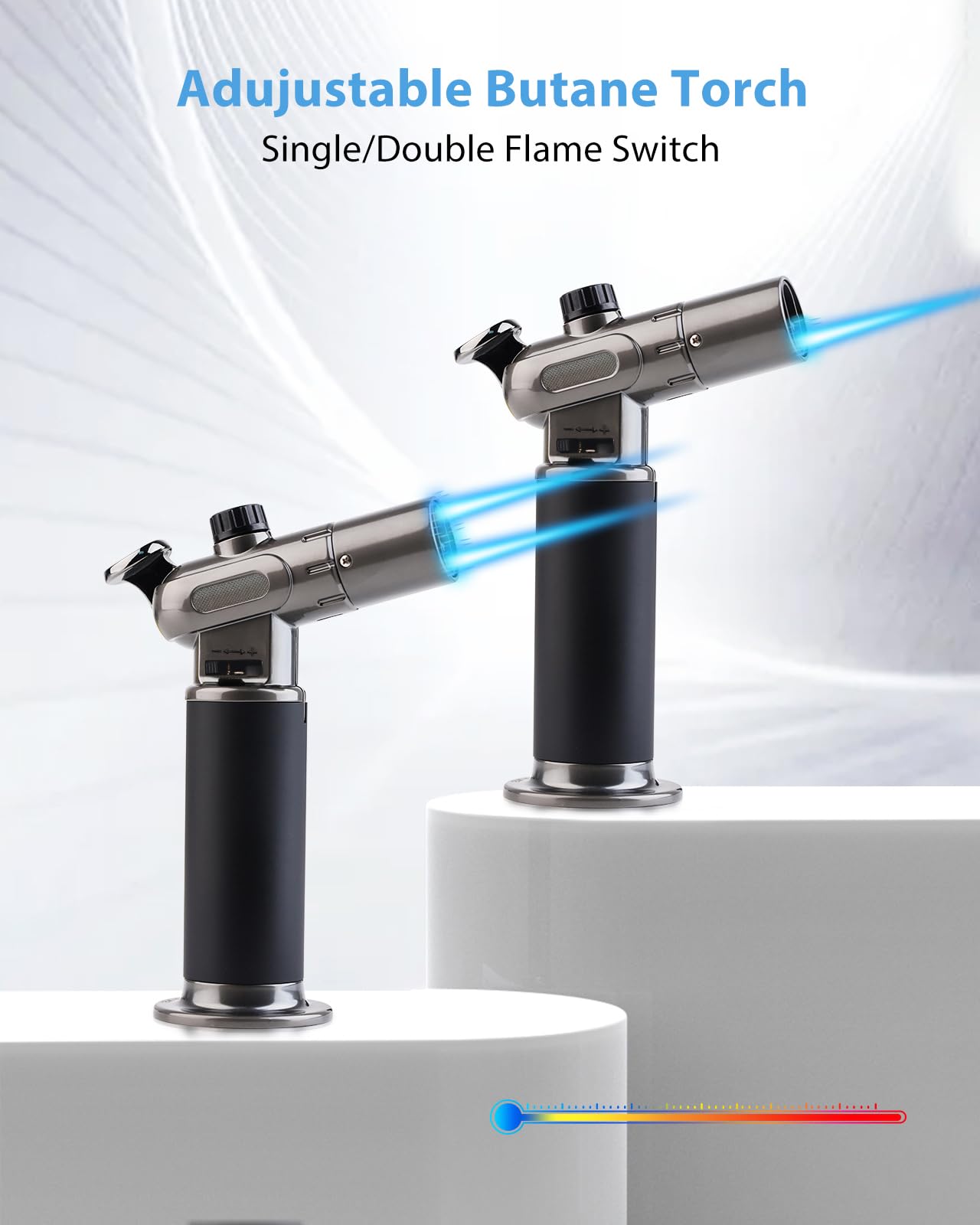 RONXS Torch Lighter demonstrates flame adjustment for precise control