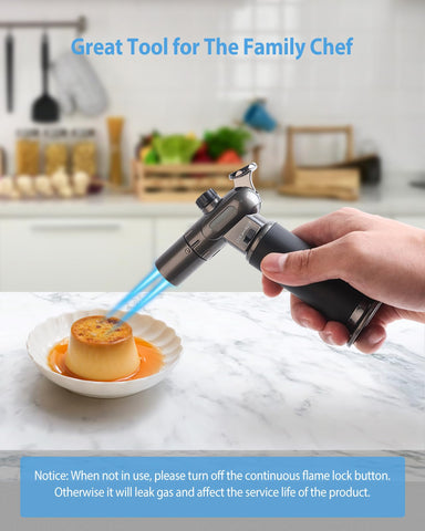 Compact, portable RONXS torch for indoor and outdoor cooking