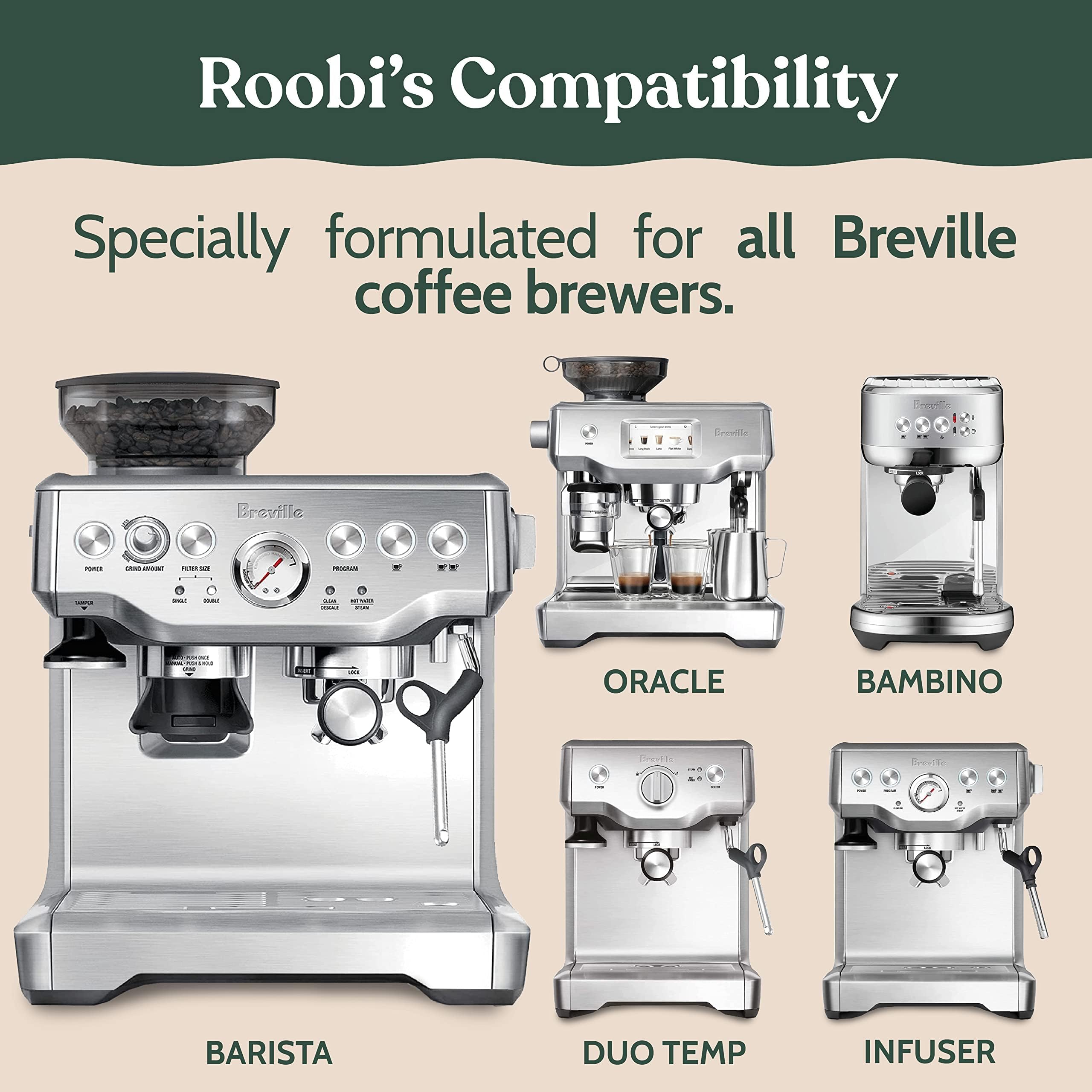 Roobi descaling kit packaging showing two bottles.