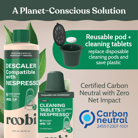 Roobi eco-friendly packaging emphasizes sustainable cleaning solution