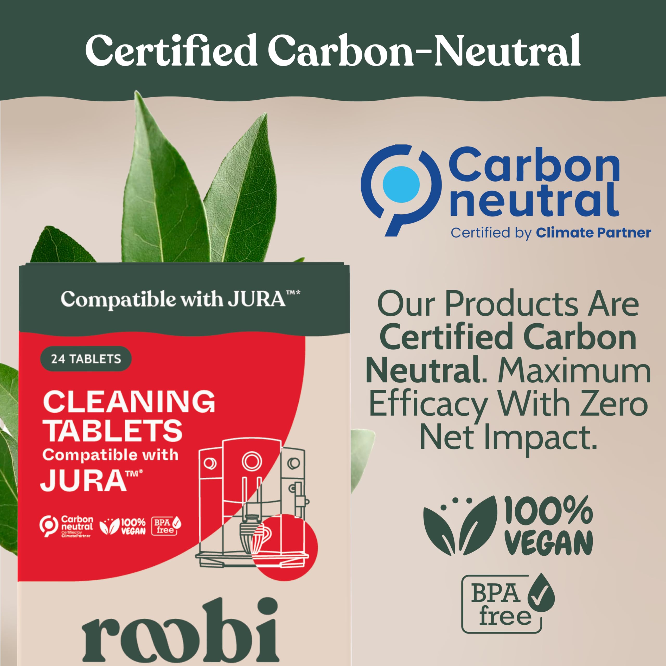 Roobi vegan cleaning formula designed for eco-conscious households.