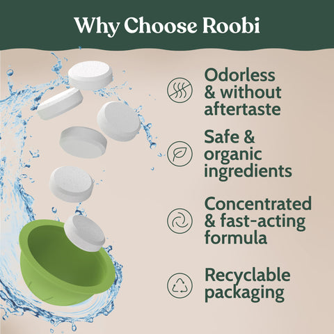 Roobi Vertuoline machine interior clean shot illustrating impurity removal.