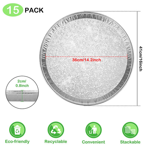 Roponan silver embossed foil serving dishes elevate presentation while keeping foods organized.