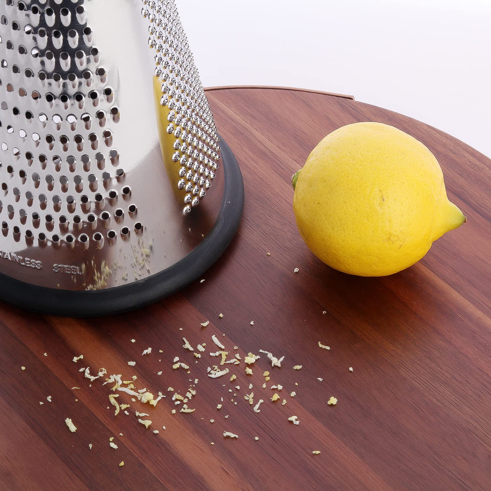 ROQILA cone cheese grater ergonomic grip reduces fatigue during kitchen prep.