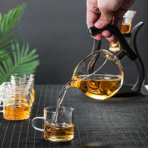 RORA transparent borosilicate glass showcases tea color and leaves