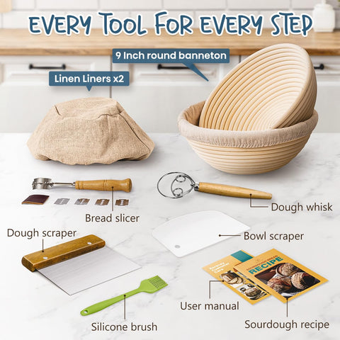 Rorecay linen liner for easy cleanup after baking.