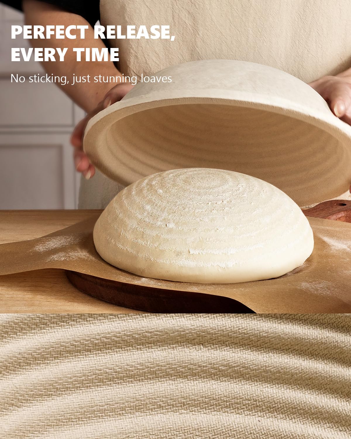 rorecay basket easy-cleanup no-liner-needed for quick baking prep