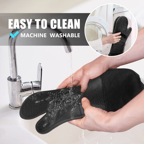 Rorecay set includes two mitts, two trivets, and two pinch mitts for complete kitchen protection
