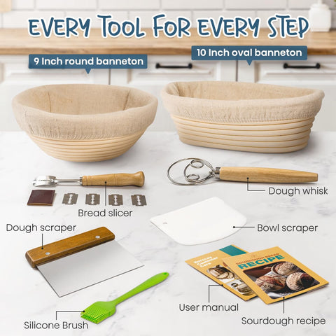 RORECAY dough scraper for handling dough and flour cleanup