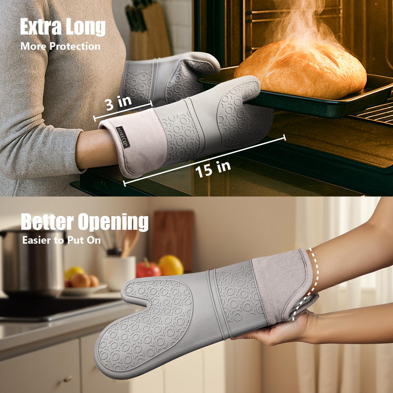 Rorecay mini pinch mitts for quick grip