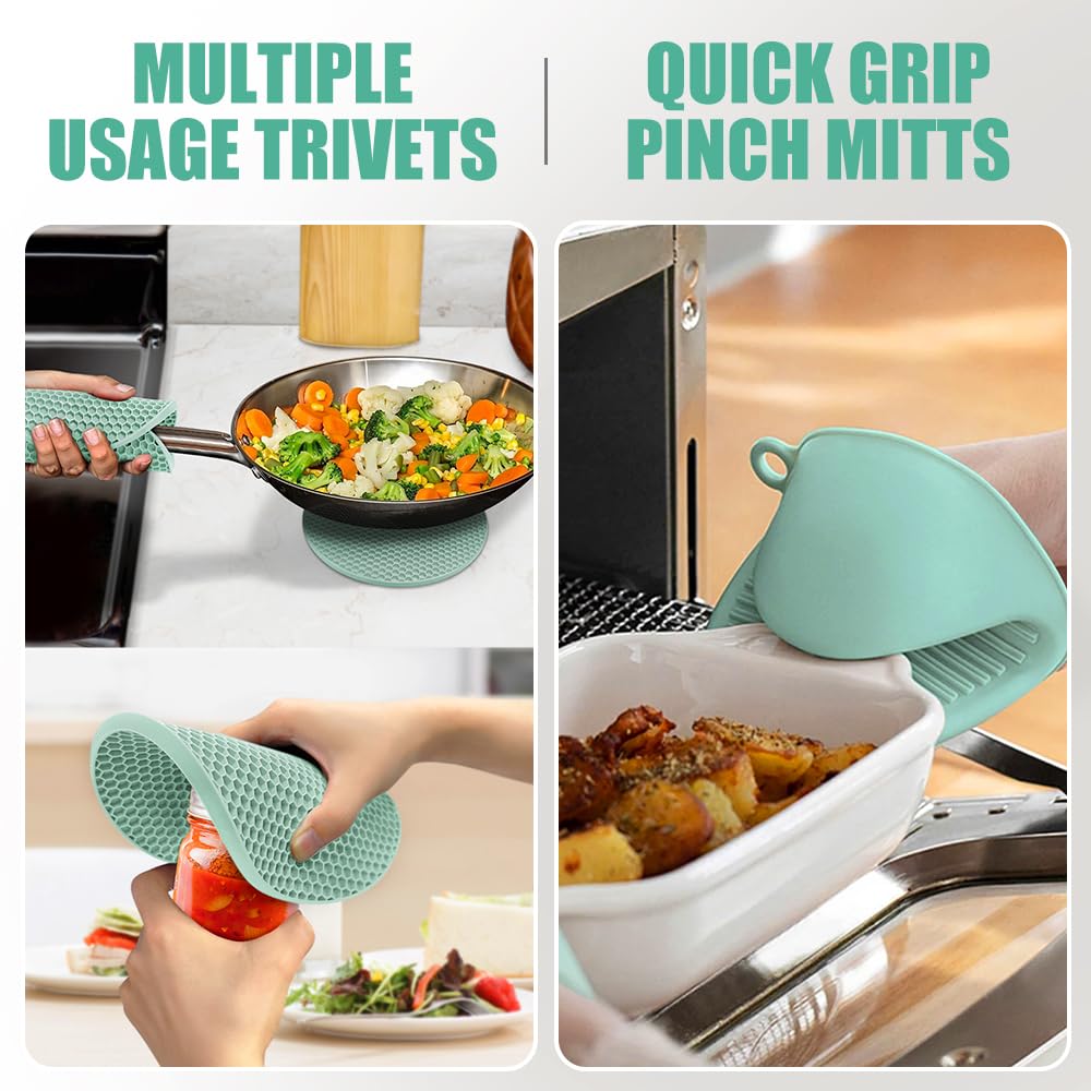 Rorecay mini pinch mitts for quick hot-item handling