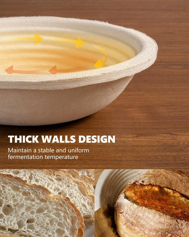 rorecay sourdough-proofing-basket natural breathable design supports even rise
