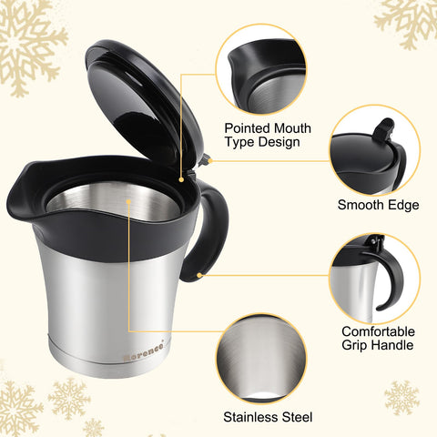 Rorence 16oz capacity gravy boat ready for larger servings.