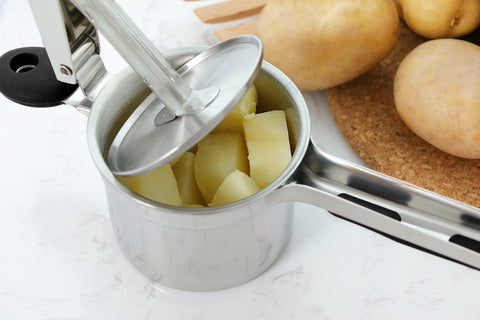 Rorence medium-disc balances texture for everyday mashed potatoes.