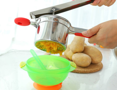 Rorence silicone-grip-handles provide comfortable, non-slip operation.