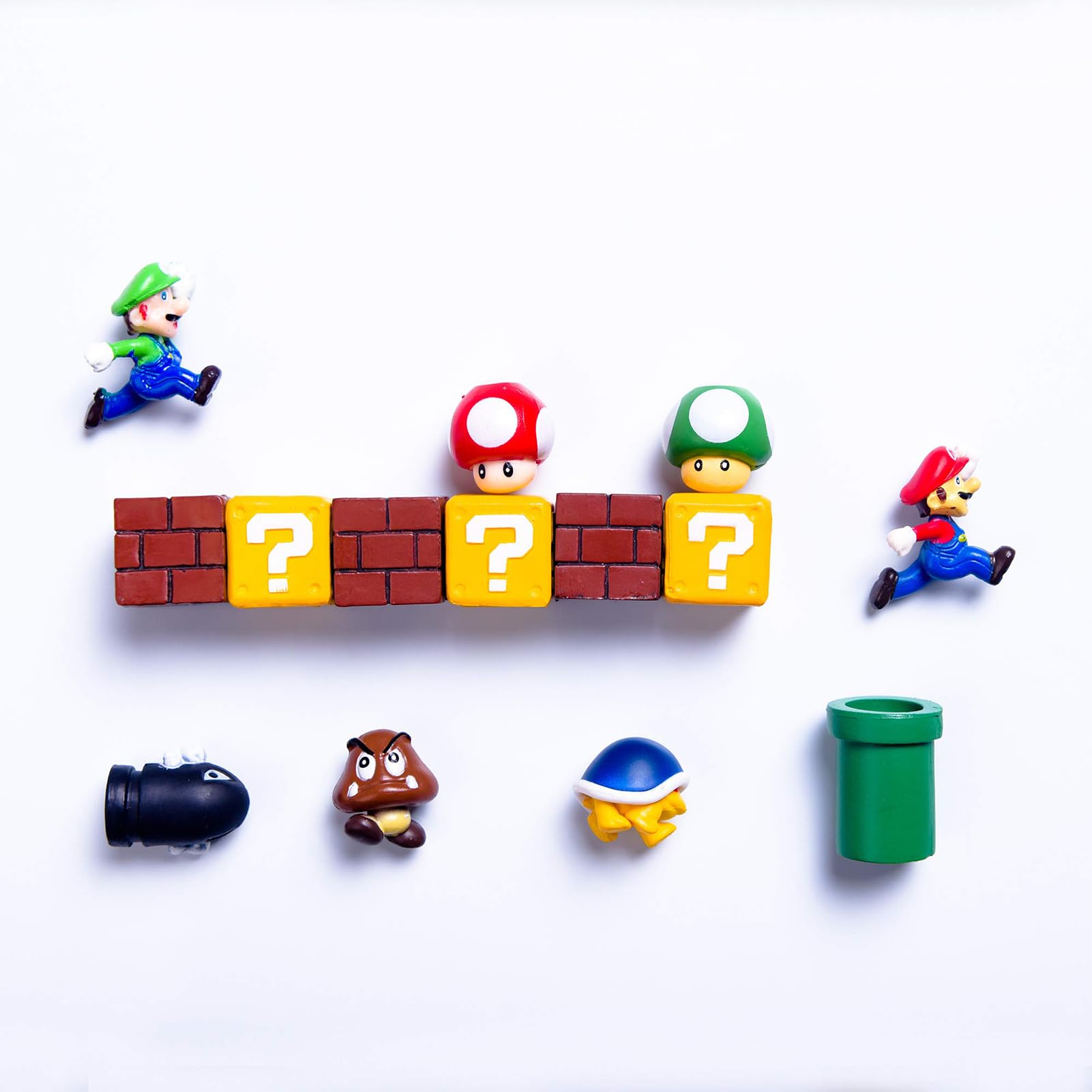 Rosefinch Mario characters adding charm to calendar display