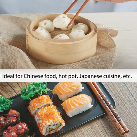 Rosgel 9-inch chopsticks offer non-slip grip for comfortable eating