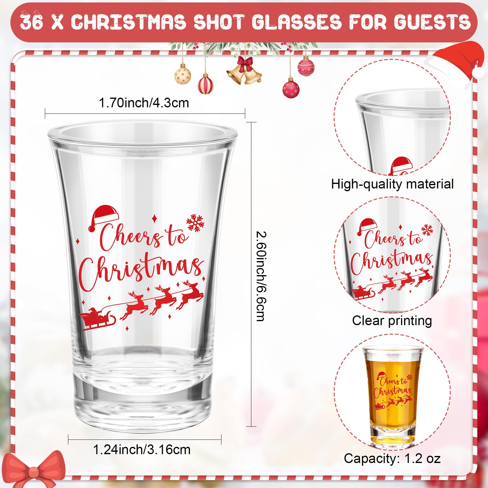 Roshtia Cheers to Christmas card design adds a joyful message to gifts