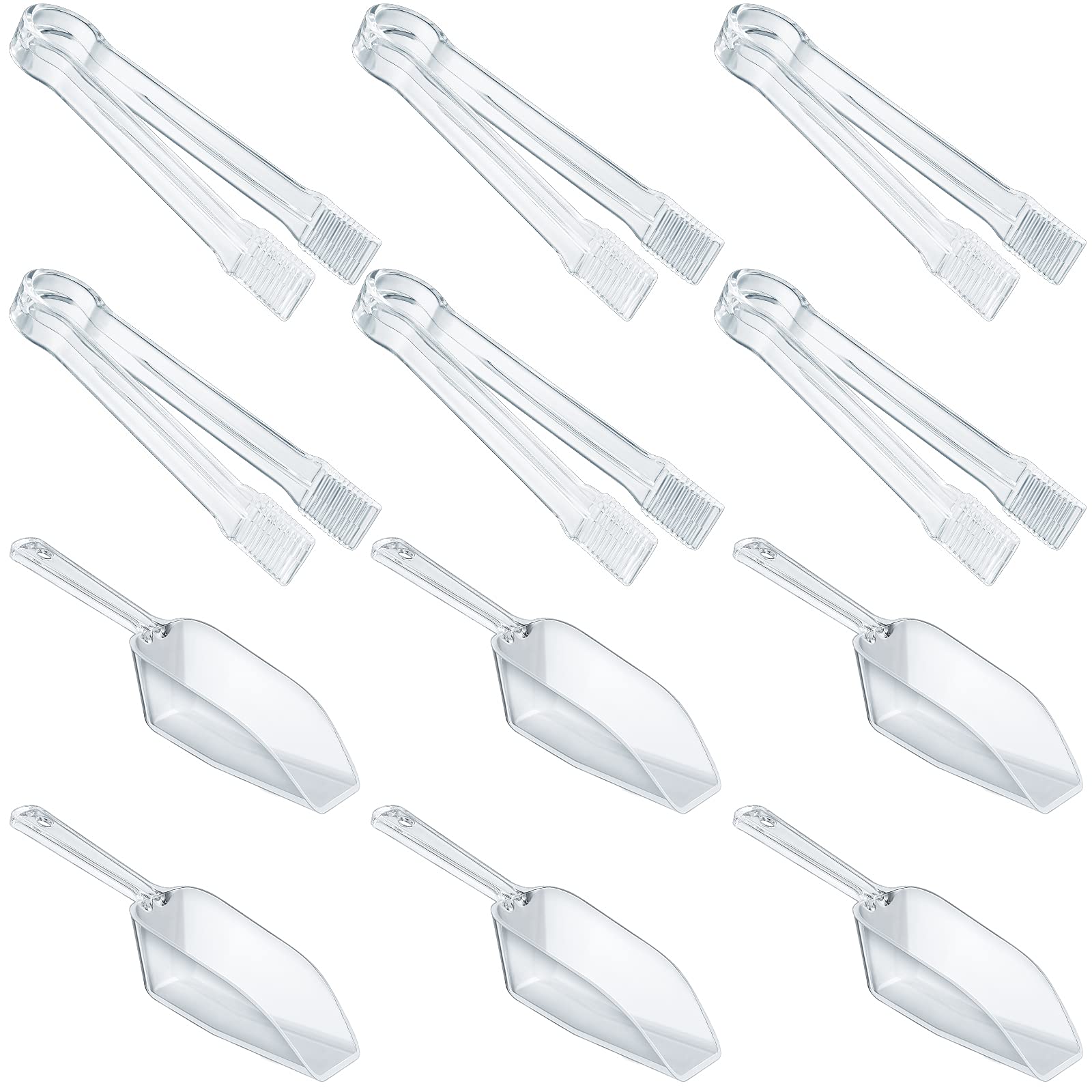 Roshtia mini kitchen tongs close-up grip for fruit and candy serving