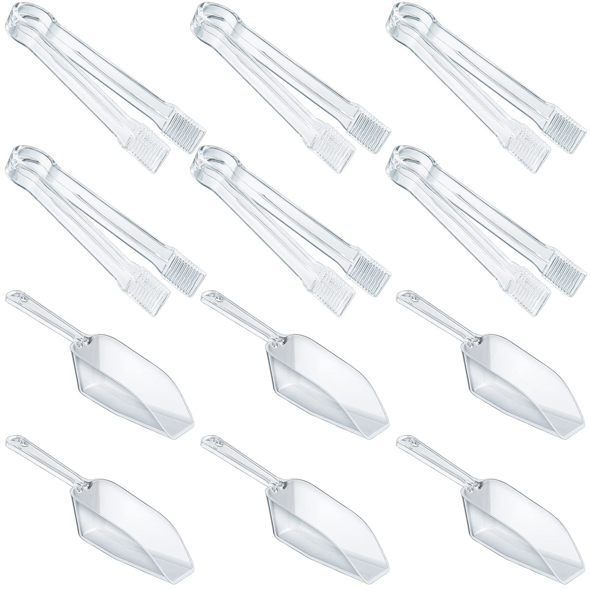 Roshtia mini kitchen tongs close-up grip for fruit and candy serving