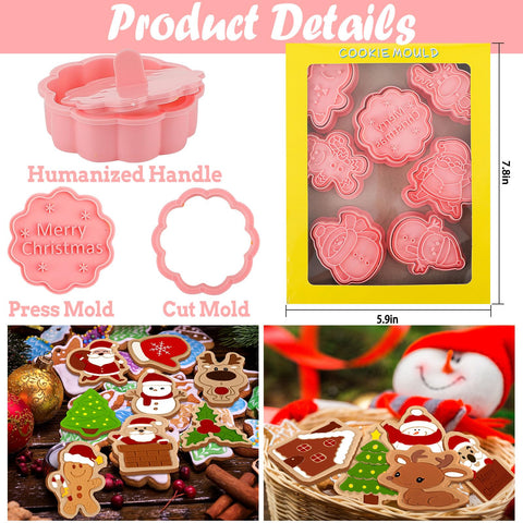 Roshtia reindeer cookie cutter for playful winter treats.