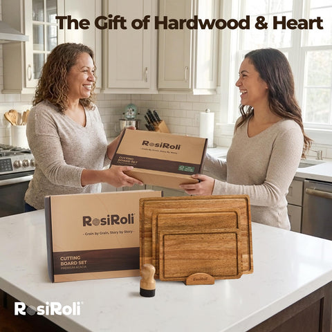 RosiRoli board set ready for kitchen prep and table presentation