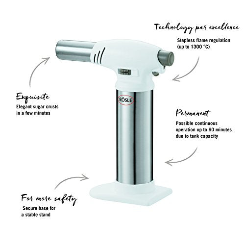Rösle 6-5-inch torch compact for kitchen and bar use