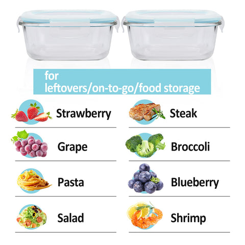ROSOS glass container is dishwasher-safe for easy cleaning