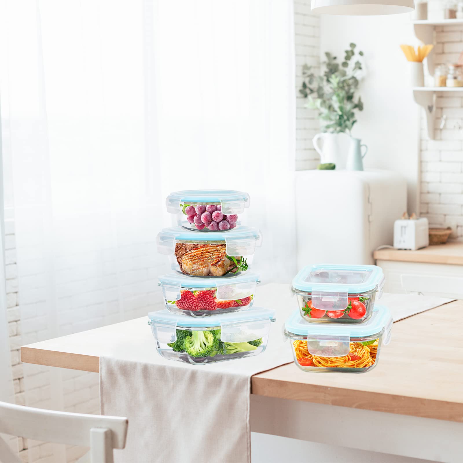 ROSOS stackable design for easy fridge organization