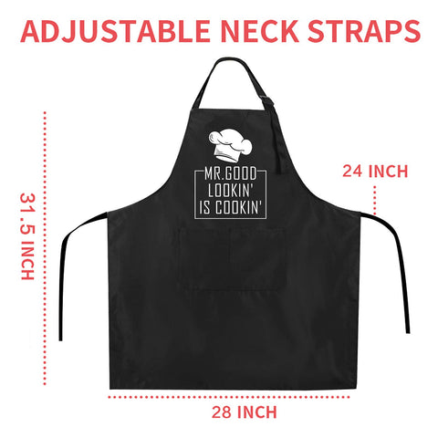 Rosoz apron with two large pockets for phone, spices, and tools
