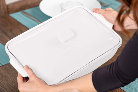 ROSSALLINI oven-to-table bakeware combines durability with elegant presentation for every meal.