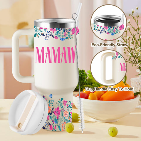 ROSTANTEN 40oz travel cup keeps beverages ready for hours.