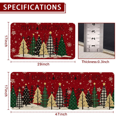 Roszwtit Christmas motif detail highlights merry decor and durable linen surface.