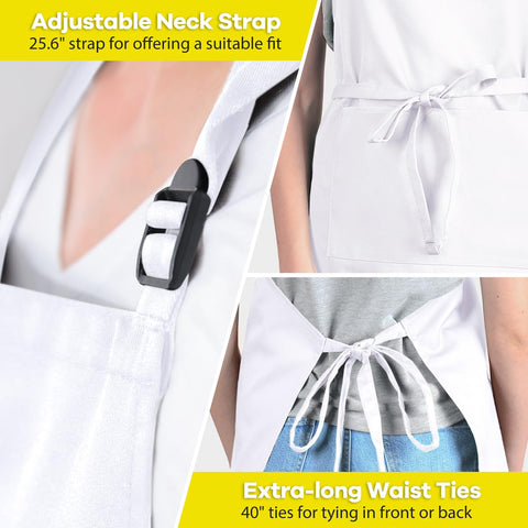 ROTANET unisex bib apron suitable for both women and men