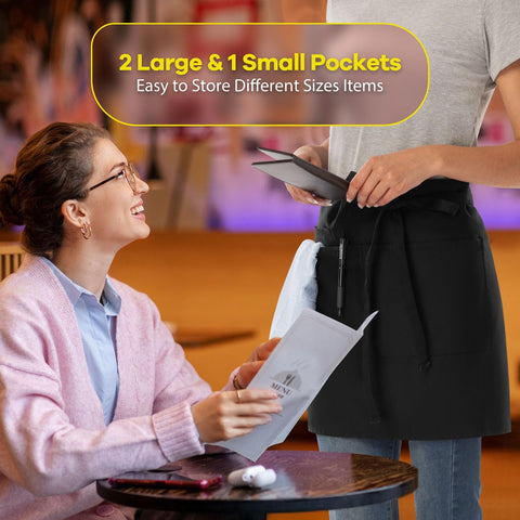 34 by 18 inch large size provides ample coverage for all staff.