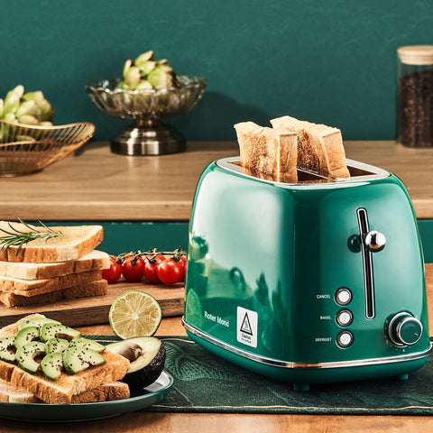 Roter Mond toaster dial shows 6 shade levels for precise toasting