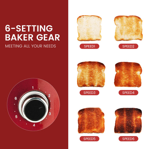 Roter Mond defrost mode toast frozen bread evenly and efficiently