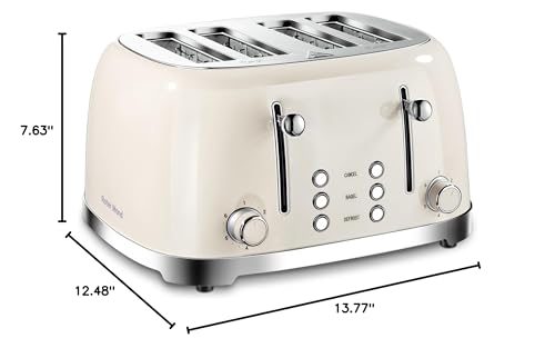 Roter Mond 1650W power ensures fast toasting with even results