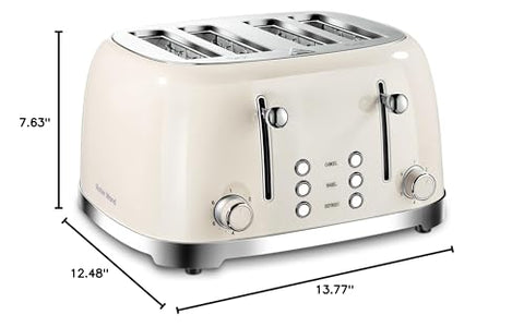 Roter Mond 1650W power ensures fast toasting with even results