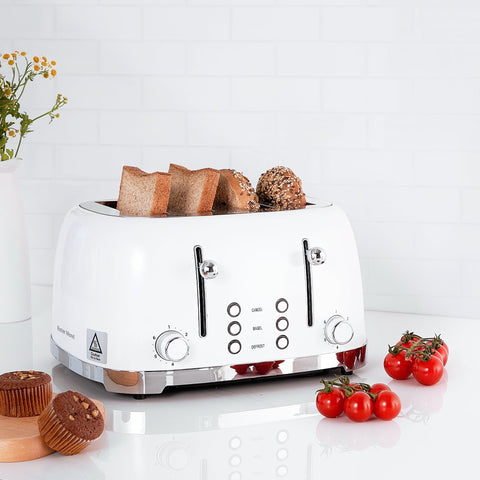 Roter Mond retro design saves counter space with a compact footprint.