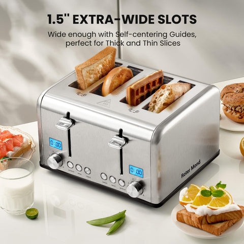 Roter Mond Countdown Toaster cancel button for quick stop