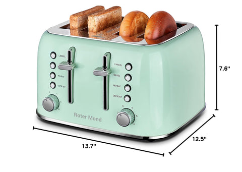 Roter Mond defrost and reheat options streamline busy morning routines.